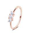 Heart CZ Silver Ring NSR-4318